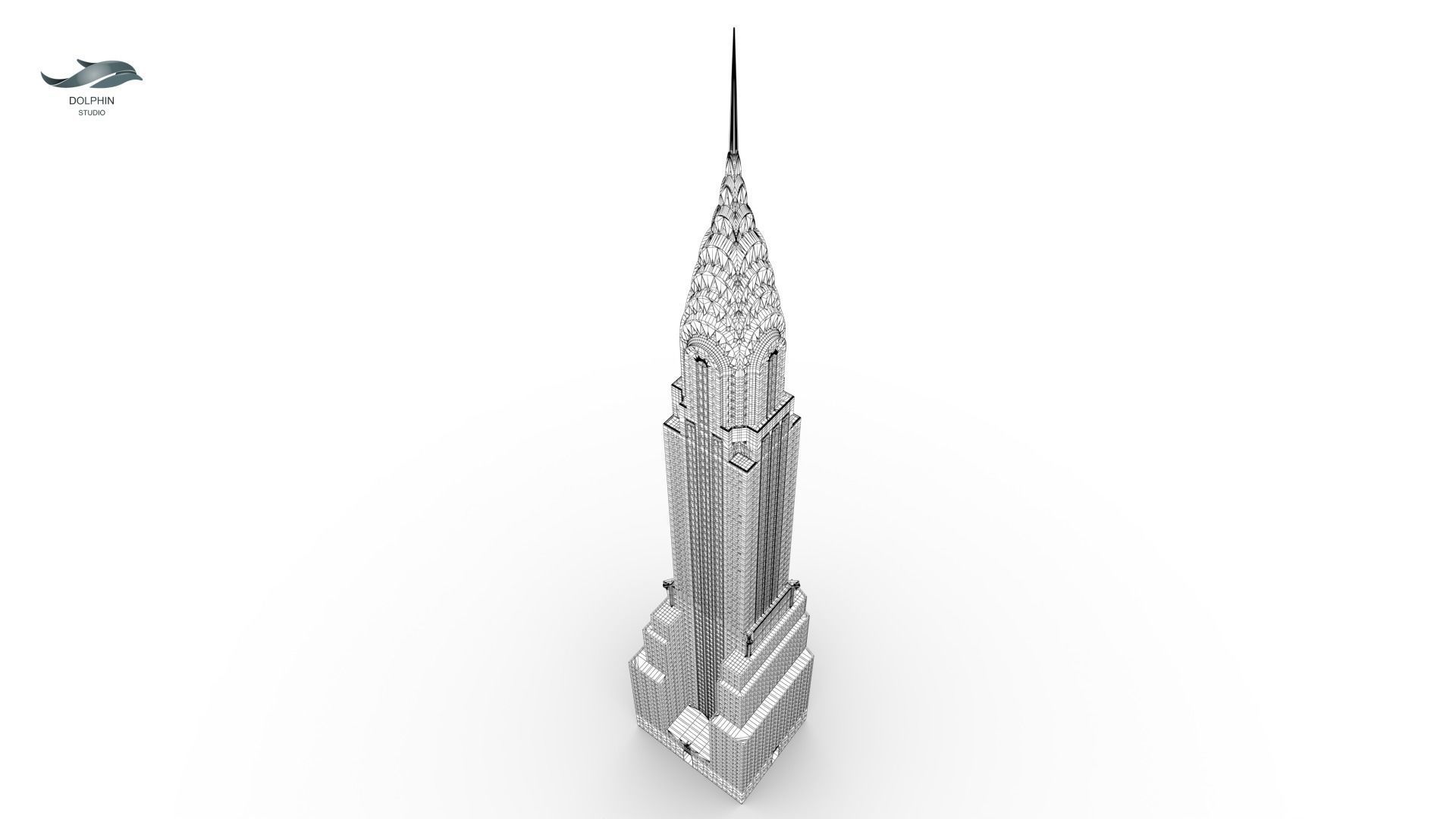 Chrysler Building 3D print model_14