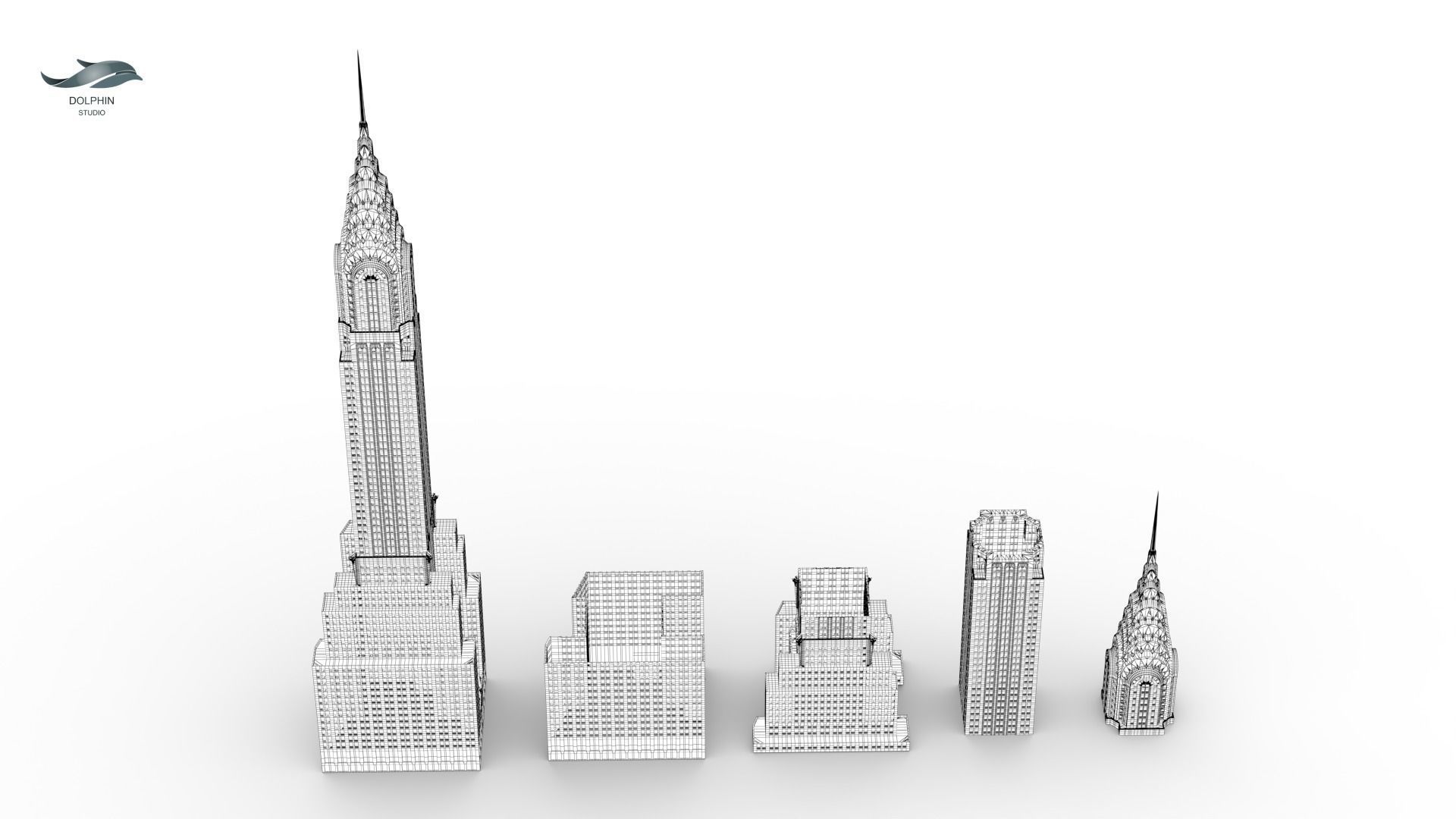Chrysler Building 3D print model_20