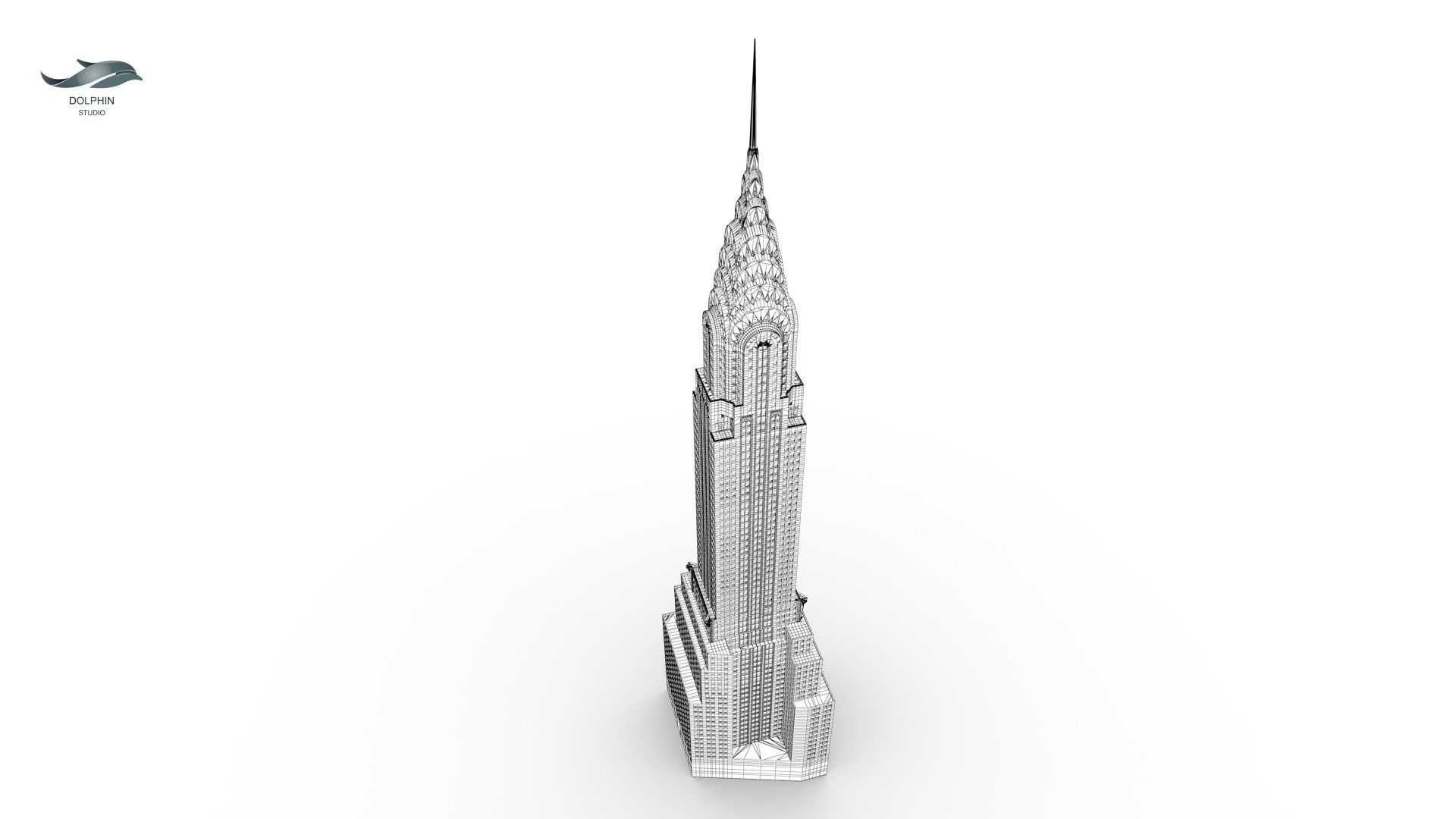 Chrysler Building 3D print model_16