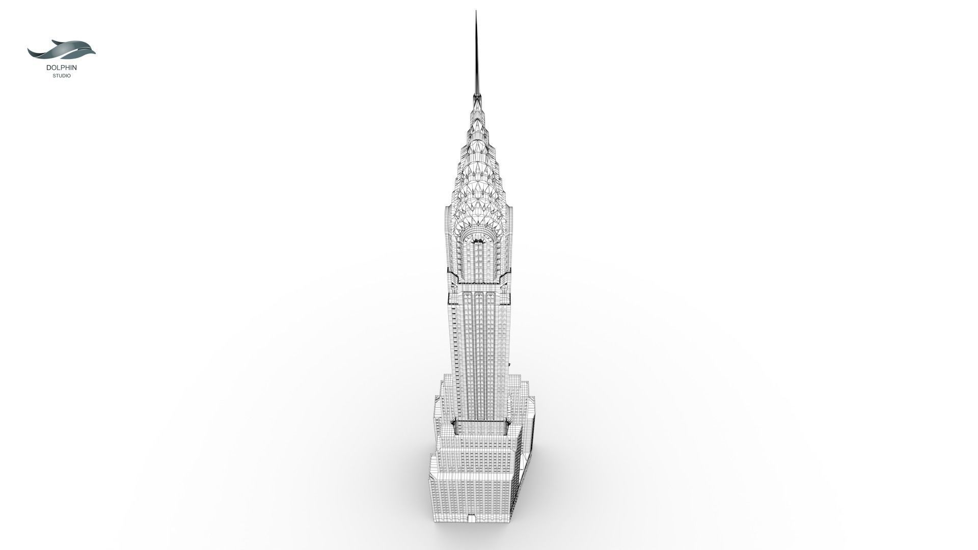 Chrysler Building 3D print model_15