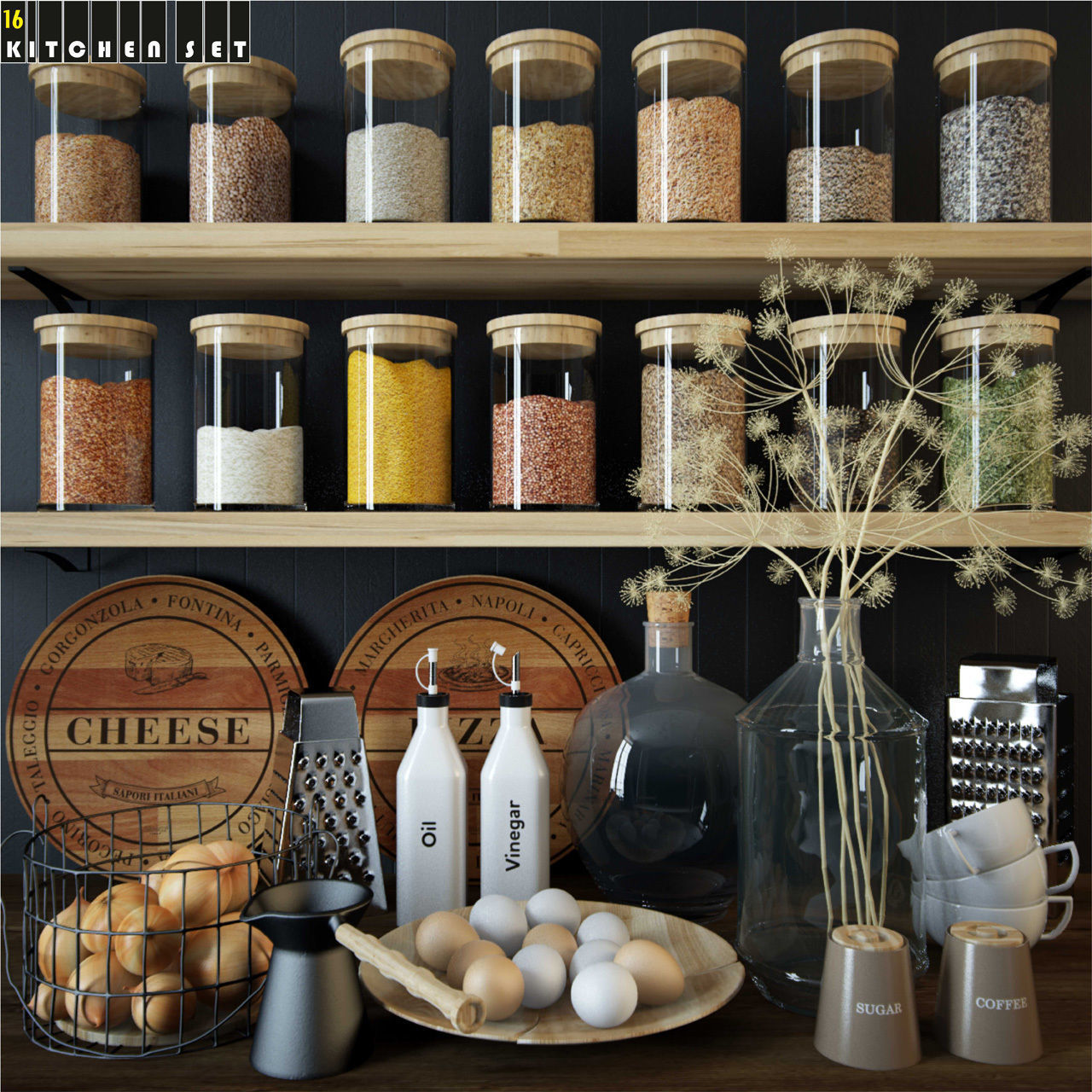 Family One-Floor House Visualization in 3Dmax by Nazar Decor 3D model_9