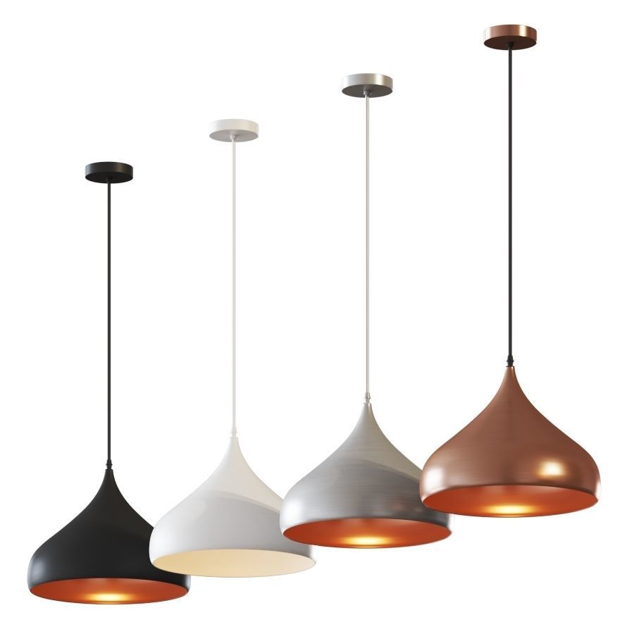 Bartonville Teardrop Pendant by Orren Ellis 3D model_3