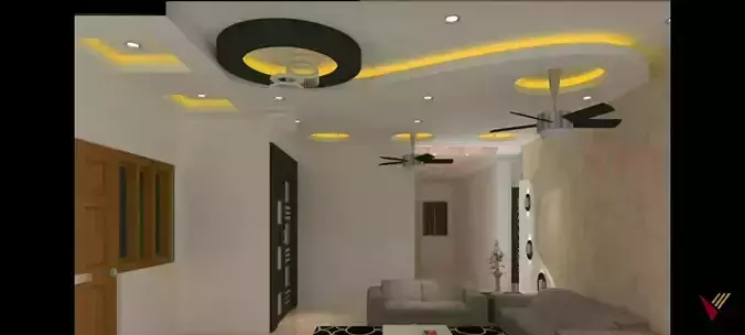 XVDSD ceiling design in chennai Free 3D model
