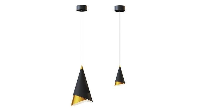 Battista LED Pendant Light by Huxe 3D model