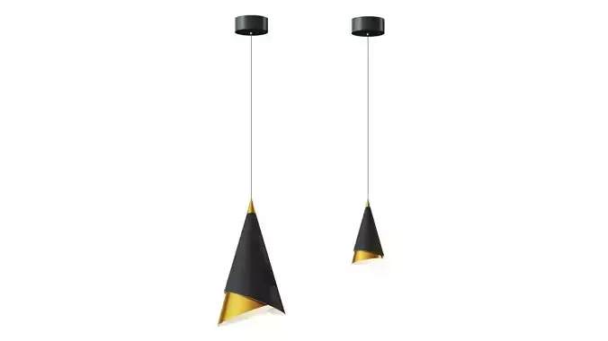 Battista LED Pendant Light by Huxe 3D model
