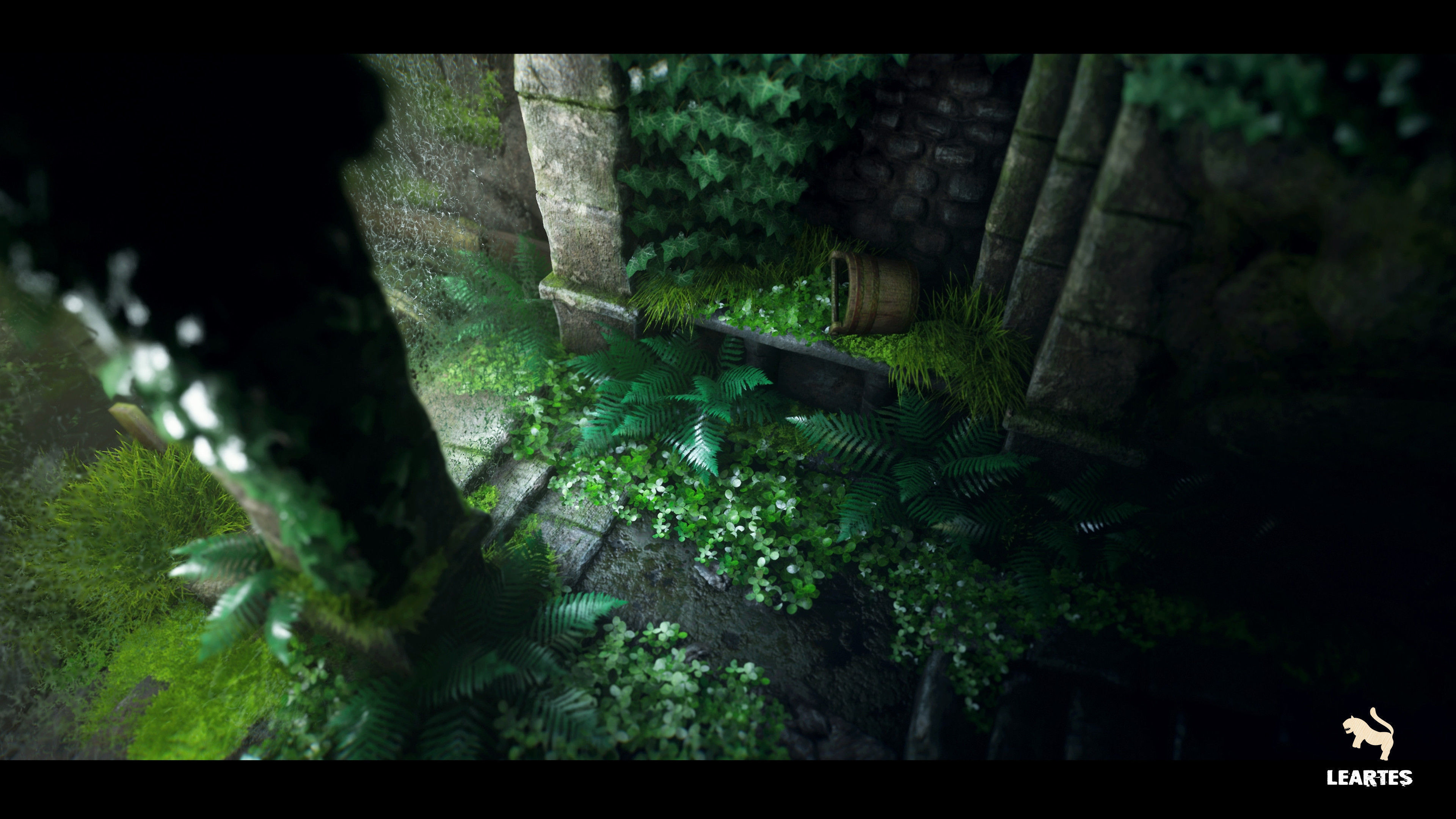 Watermills  Nature Environment Low-poly 3D model_3