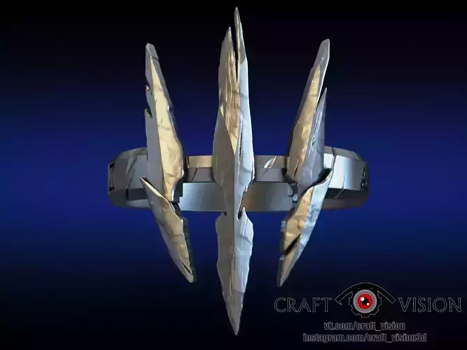 Witcher Wild Hunt Ring 3D print model