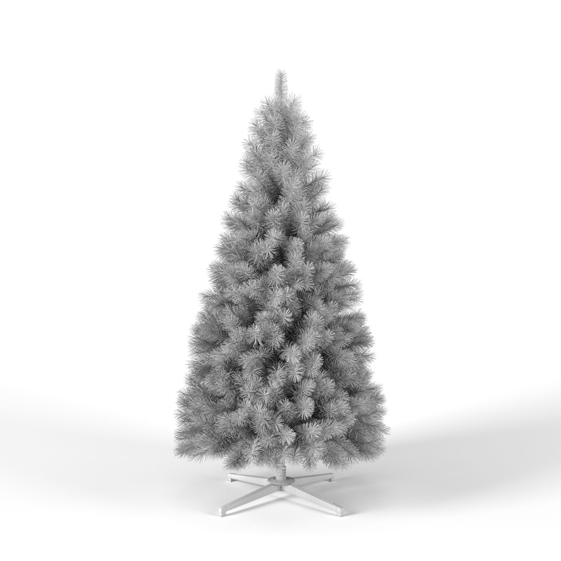 Christmas Tree 7 feet With Lights 3D model_5