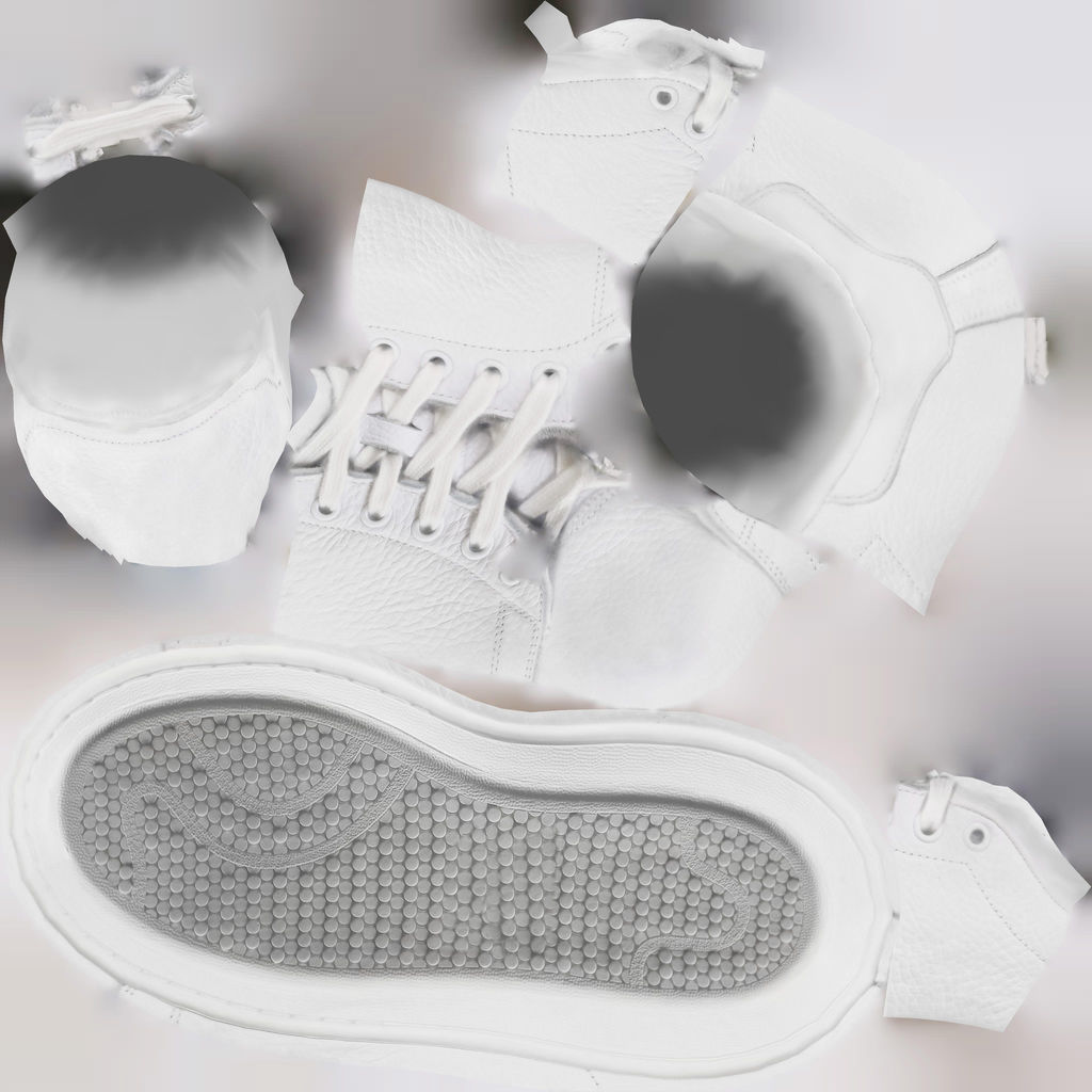 Girls Pinafore dress Low-poly 3D model_5