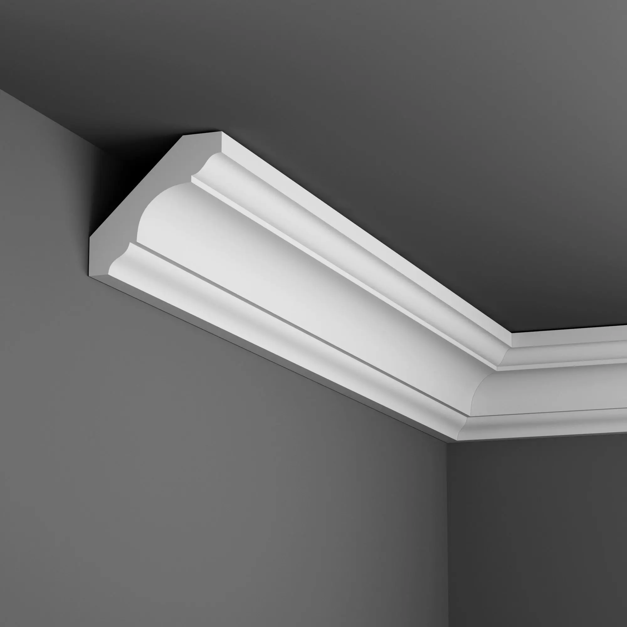 Cornice Moulding  Low-poly 3D model_0