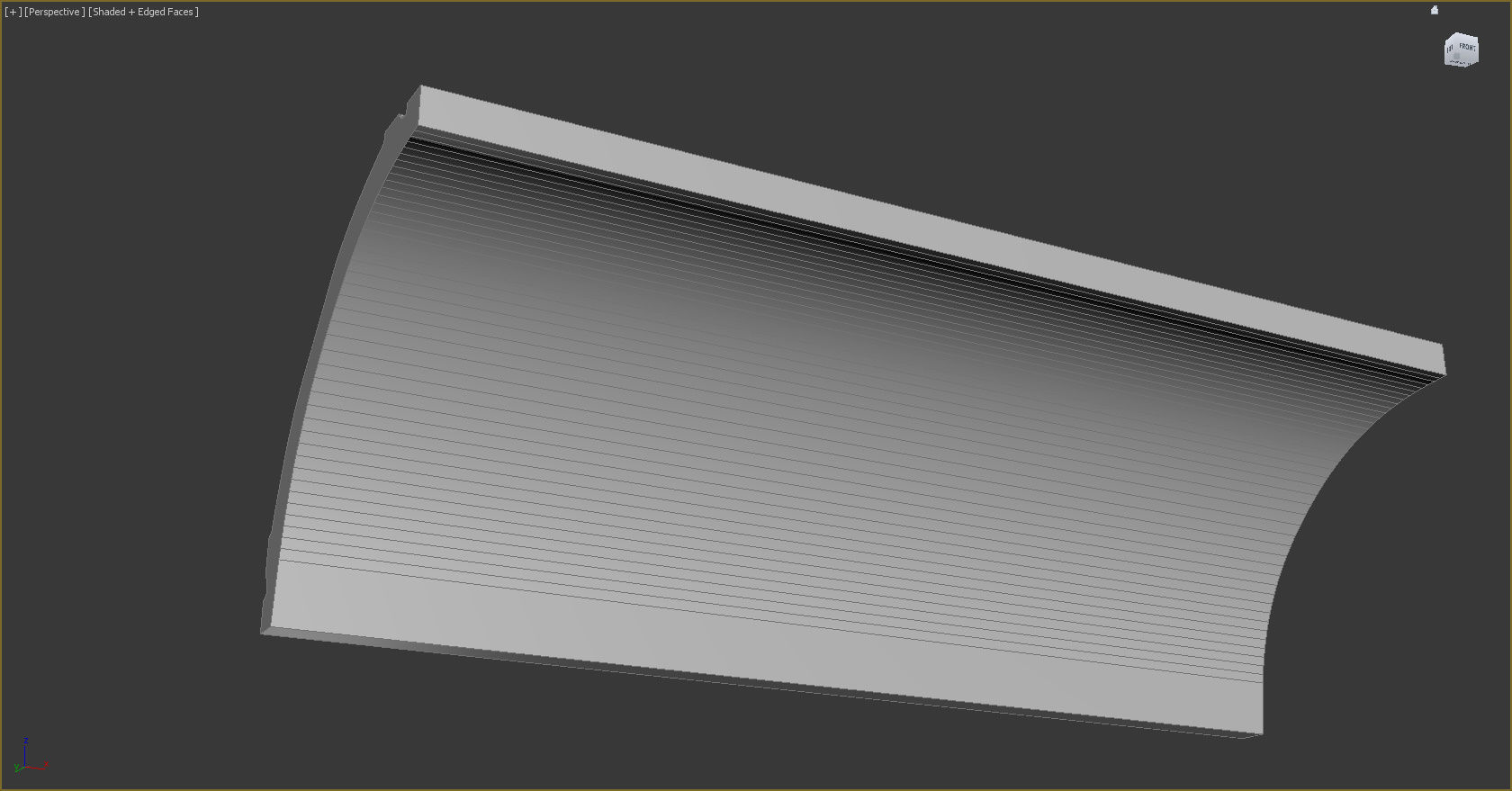 Cornice Moulding Low-poly 3D model_6