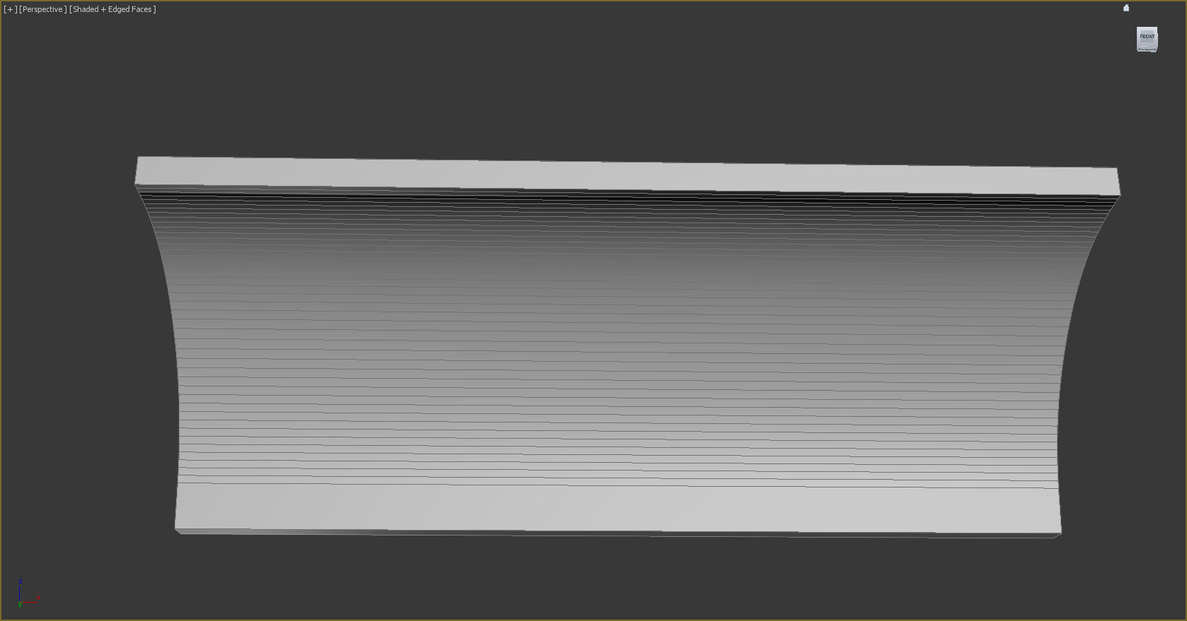 Cornice Moulding Low-poly 3D model_7