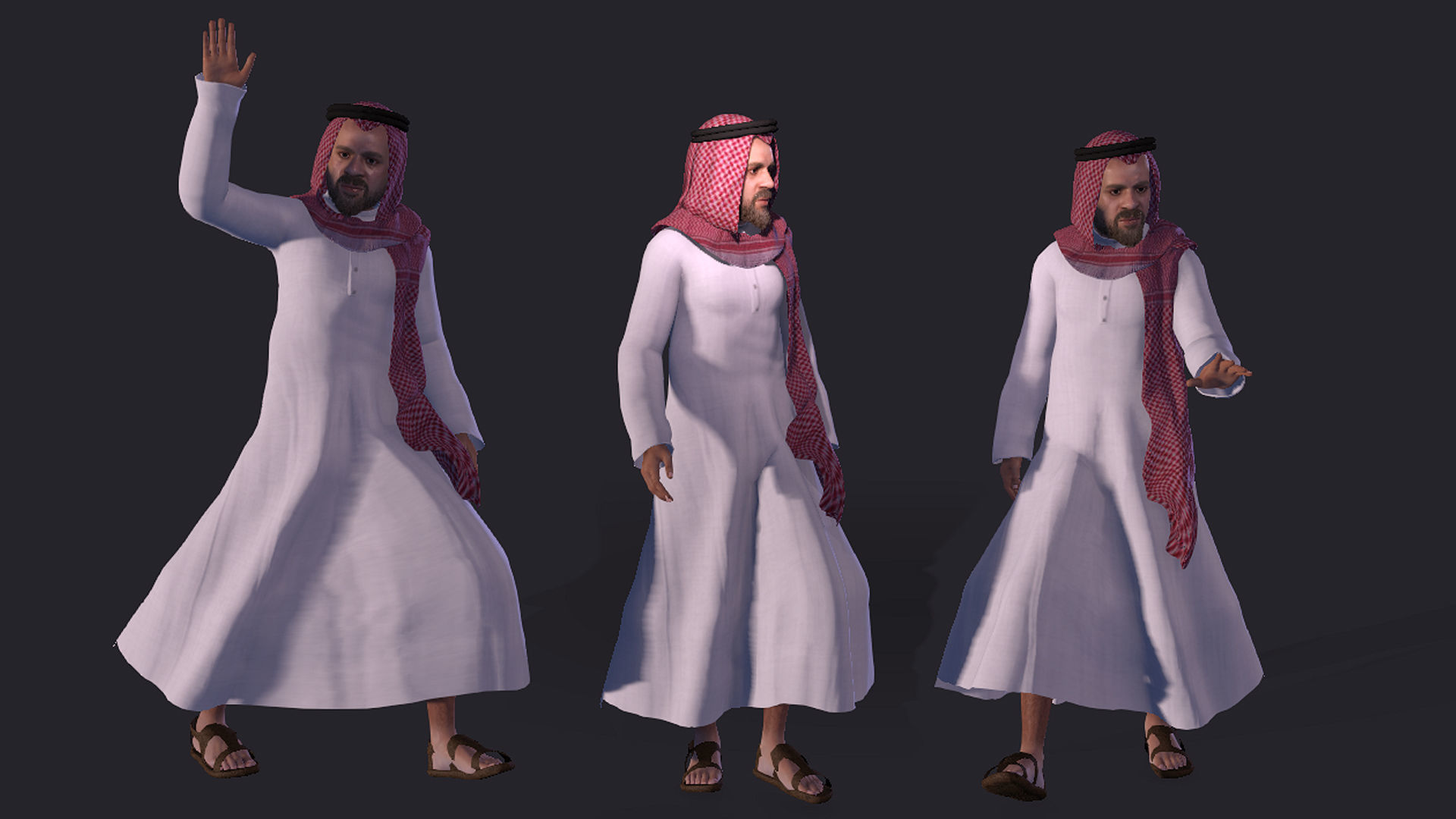 High quality character full Rigged and Animated  3D model_5