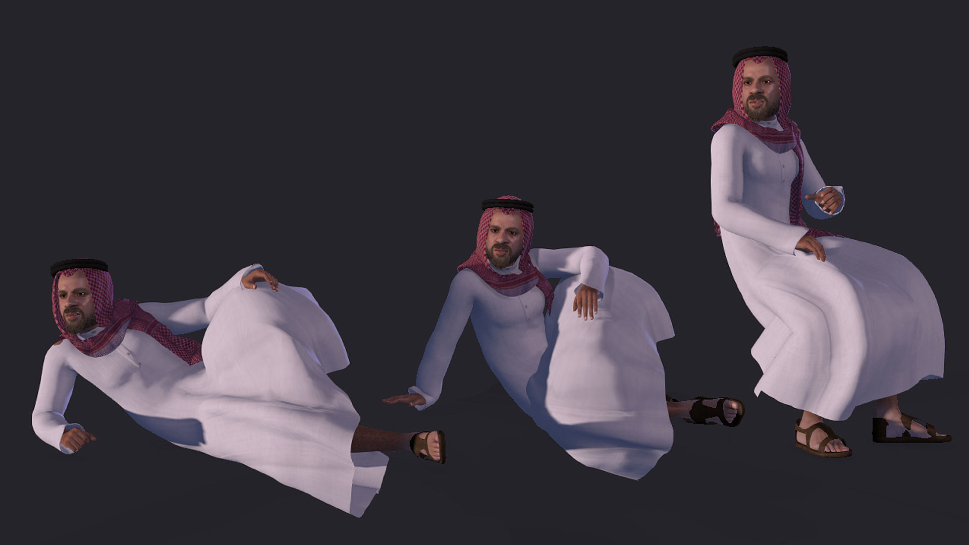 High quality character full Rigged and Animated  3D model_4