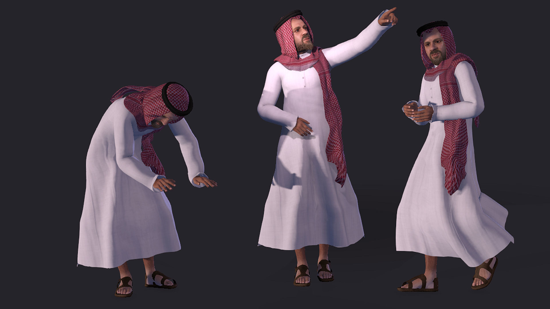 High quality character full Rigged and Animated  3D model_6