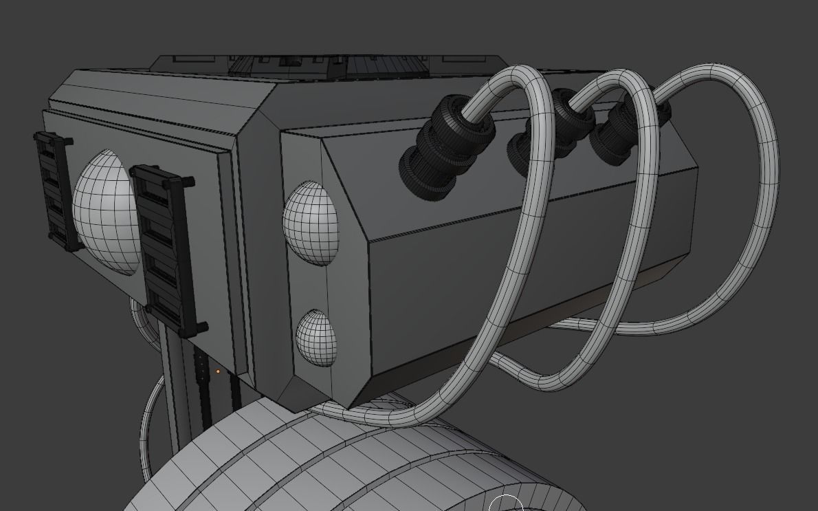 Robot BB-009 Free 3D model_6