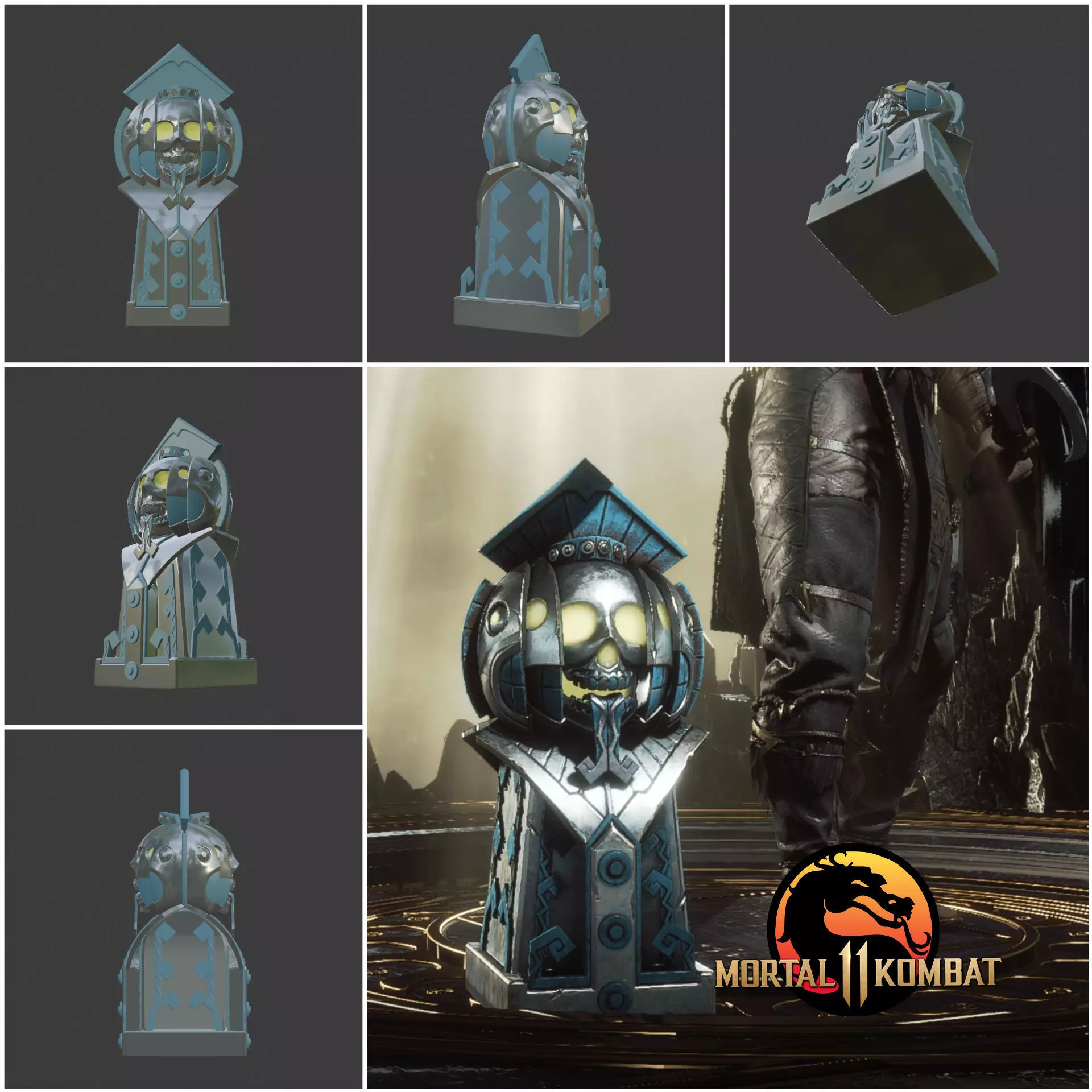 Kotal Kahn totem - Blood God Sunstone Idol 3D print model