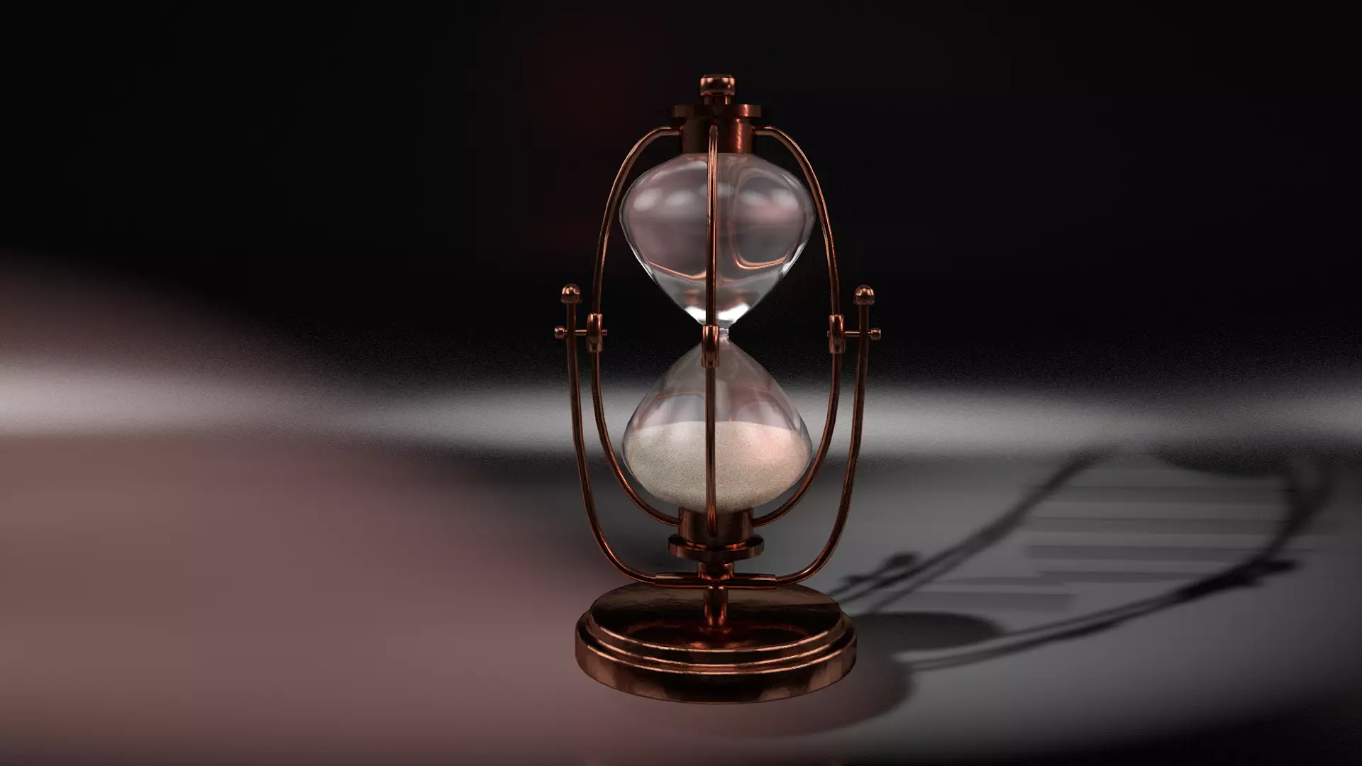 sand clock Free 3D model