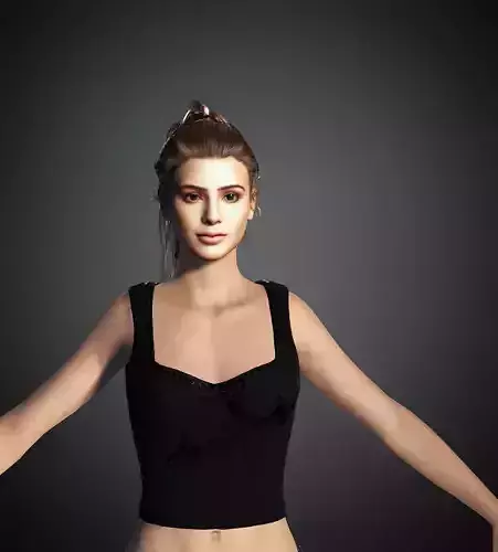 Actress samantha akkineni 3d model  3D model