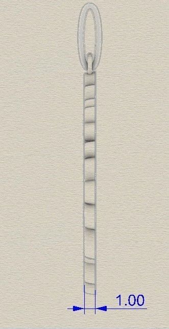 Gold hearts 3D print model_4