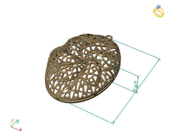 Large pendants 3DM File 34 3D print model_1