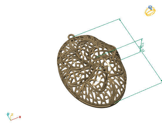Large pendants 3DM File 34 3D print model_2