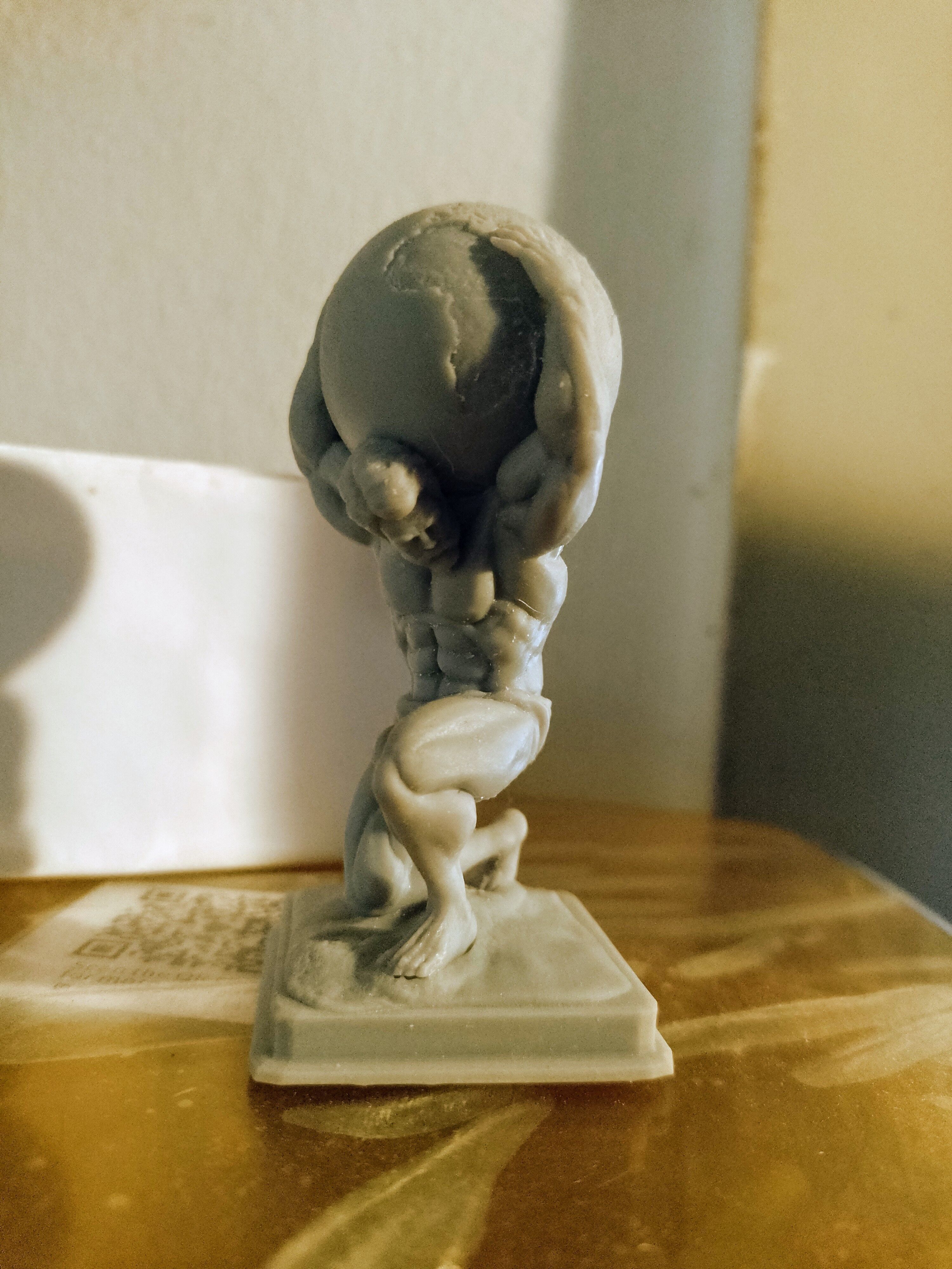 atlas statue  3D print model_10