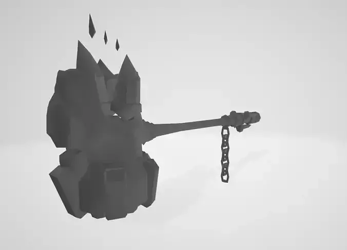 Holy Paladin Silver Hand Artifact Hidden Appearance Free 3D print model