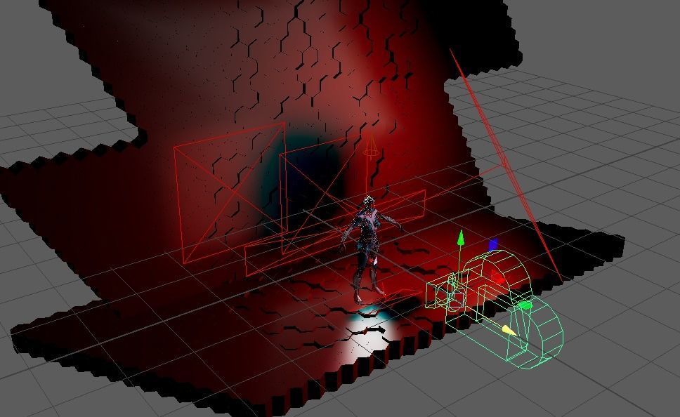Sci Fi Humanoid Robot Character  3D model_10