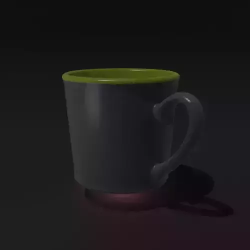 Green Grey Coffee Cup