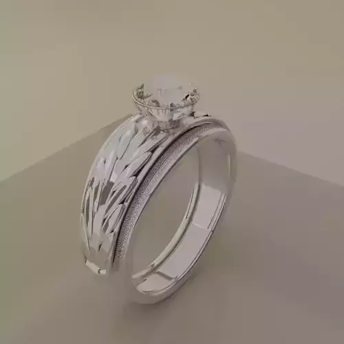 diamond ring in blender 3d model