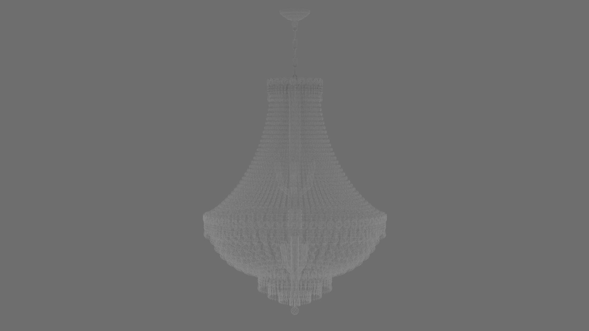 Chandelier Light 3D model_3