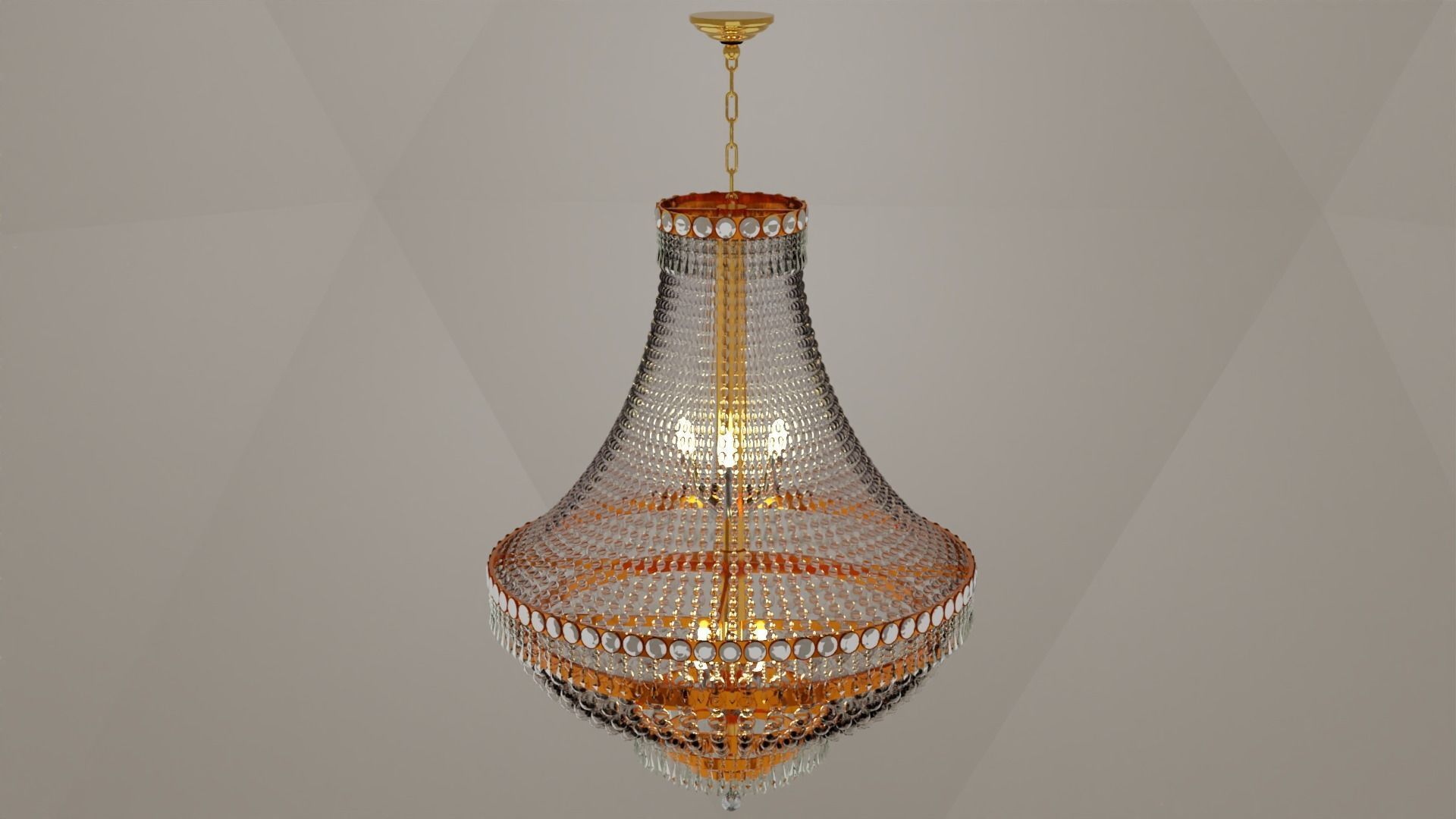 Chandelier Light 3D model_6
