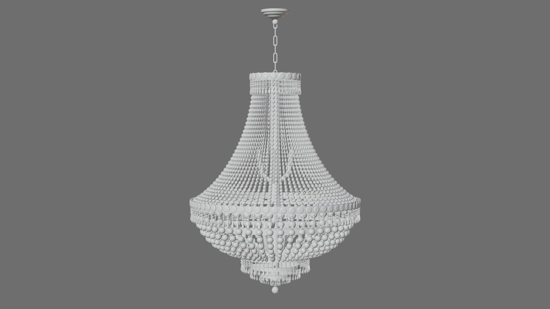 Chandelier Light 3D model_1