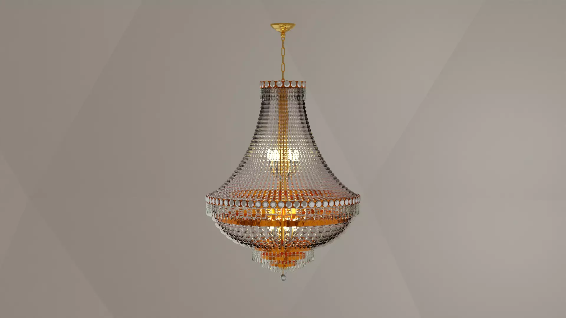 Chandelier Light 3D model_0