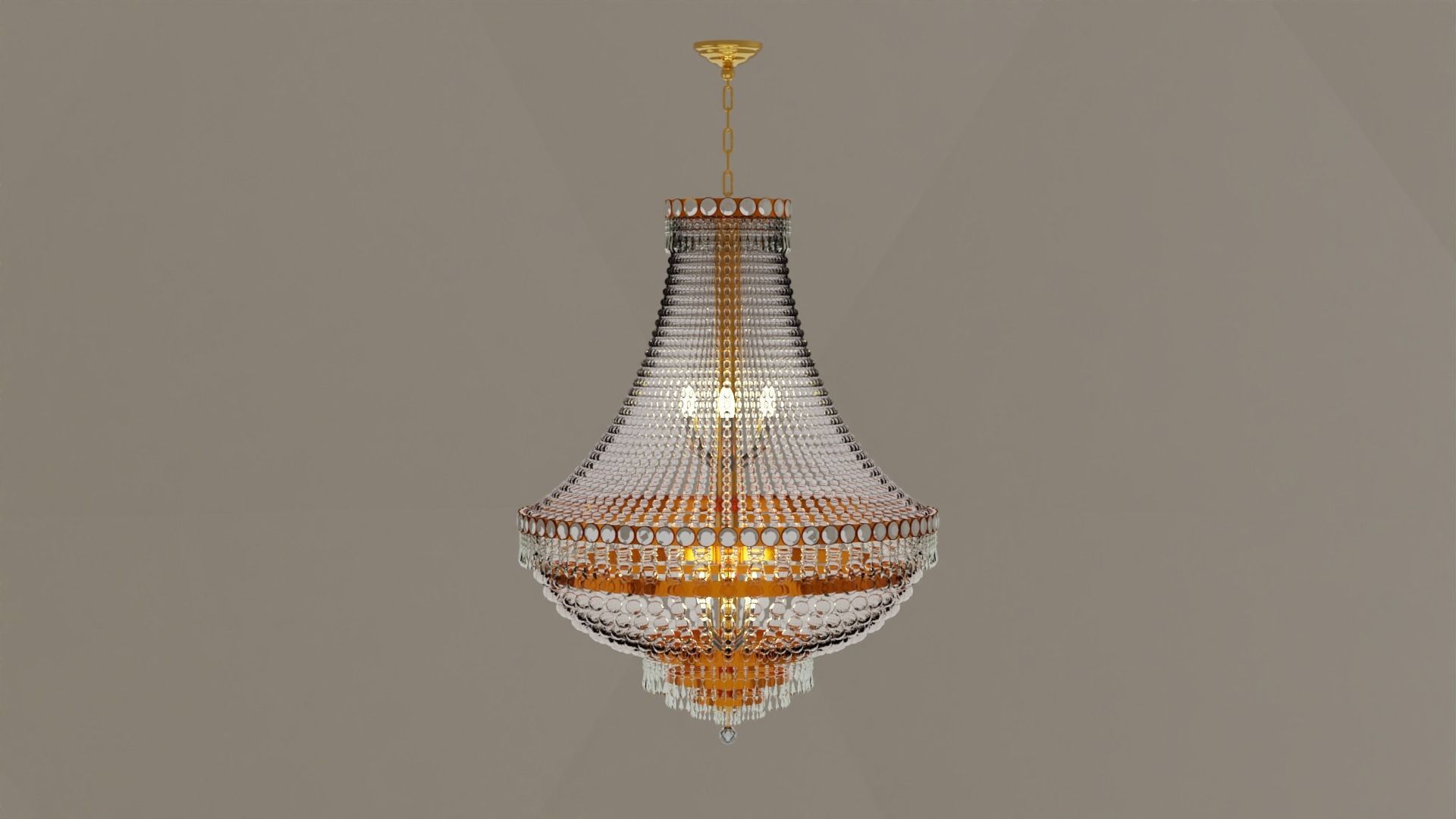 Chandelier Light 3D model_5