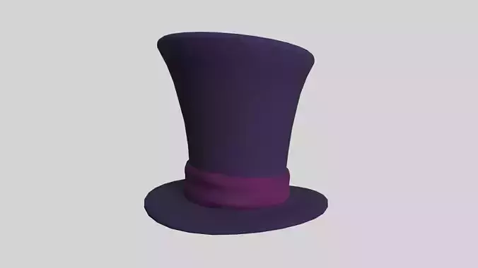 Top Hat 03 Purple - Character Fashion Design