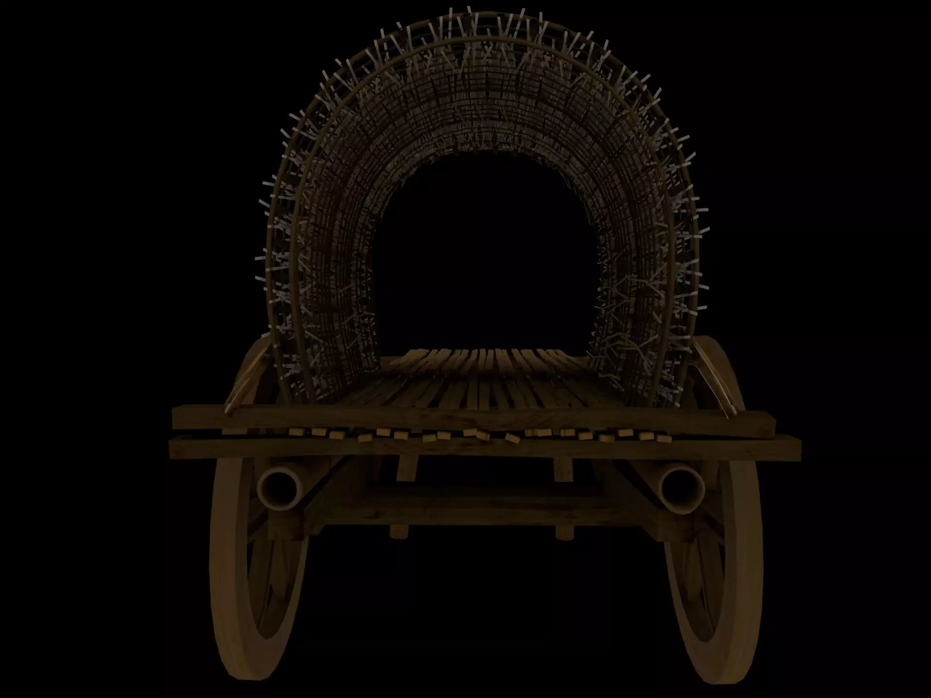 Indian Bullock Cart 3D model