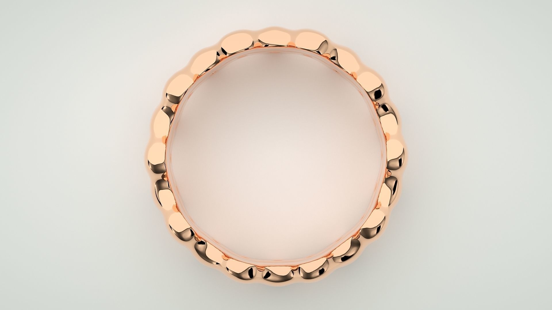 Eternity Band Diamond Ring 3dm stl render detail 3D print model_1