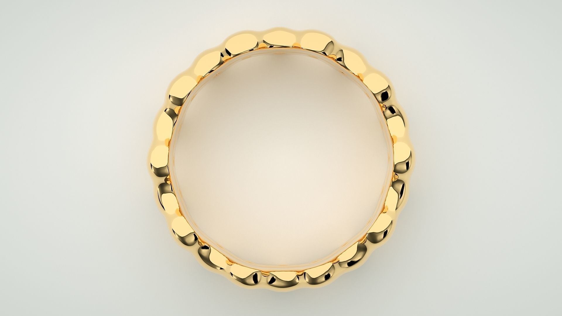 Eternity Band Diamond Ring 3dm stl render detail 3D print model_8