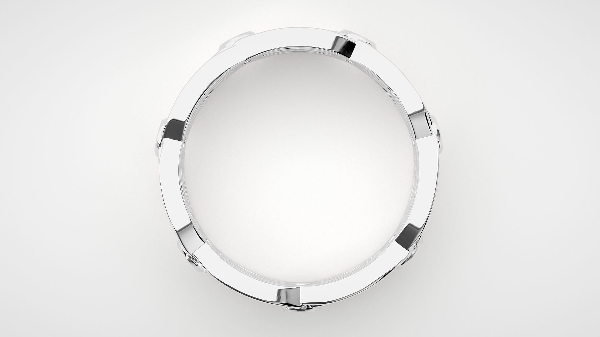 Eternity Band Diamond Ring 3dm stl render detail 3D print model_5