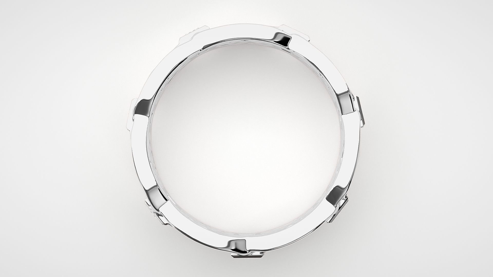 Eternity Band Diamond Ring 3dm stl render detail 3D print model_5