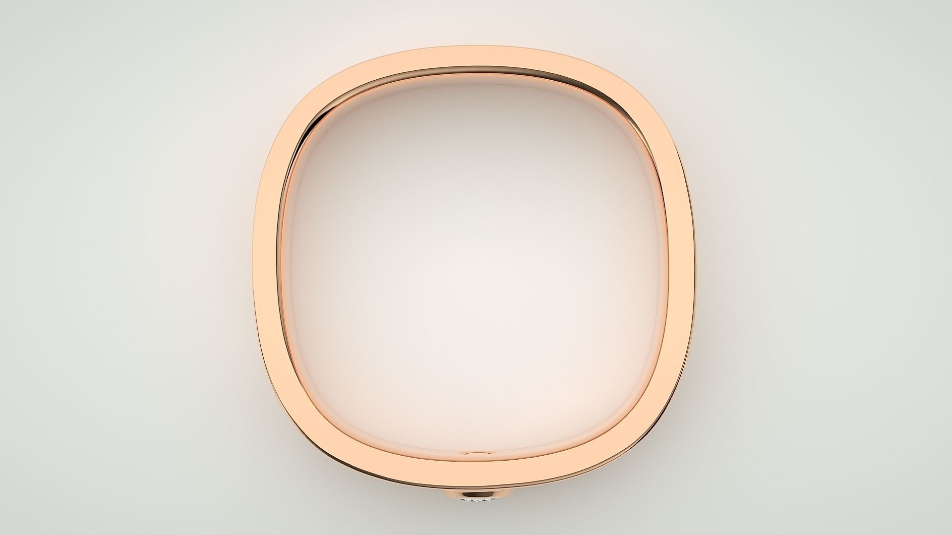 Eternity Band Diamond Ring 3dm stl render detail 3D print model_1