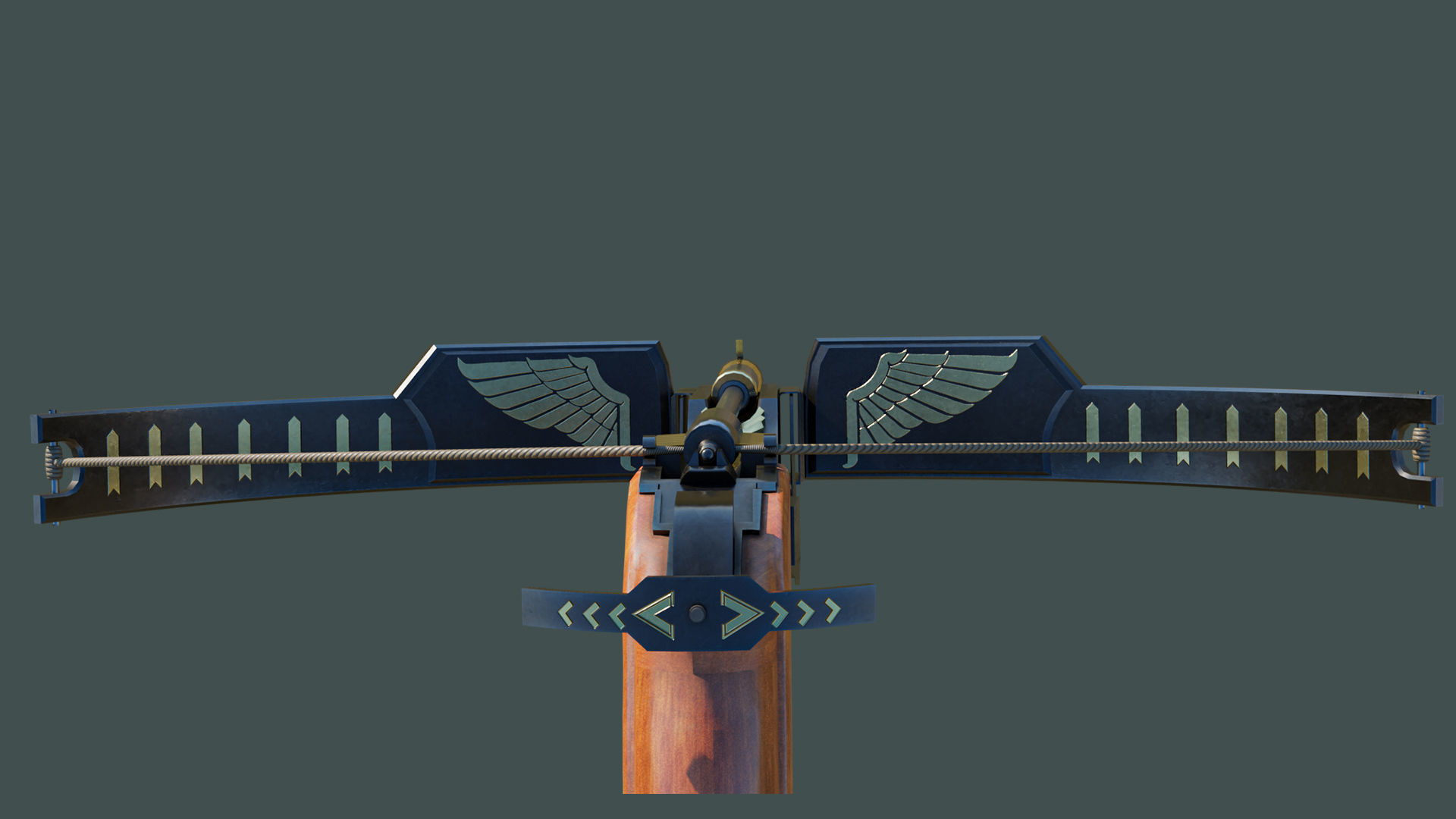 Crossbow Arrow Shooter Low-poly 3D model_25