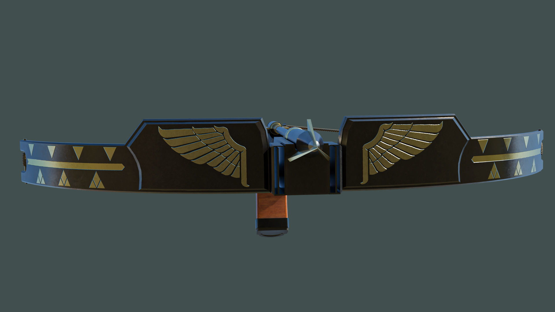 Crossbow Arrow Shooter Low-poly 3D model_27