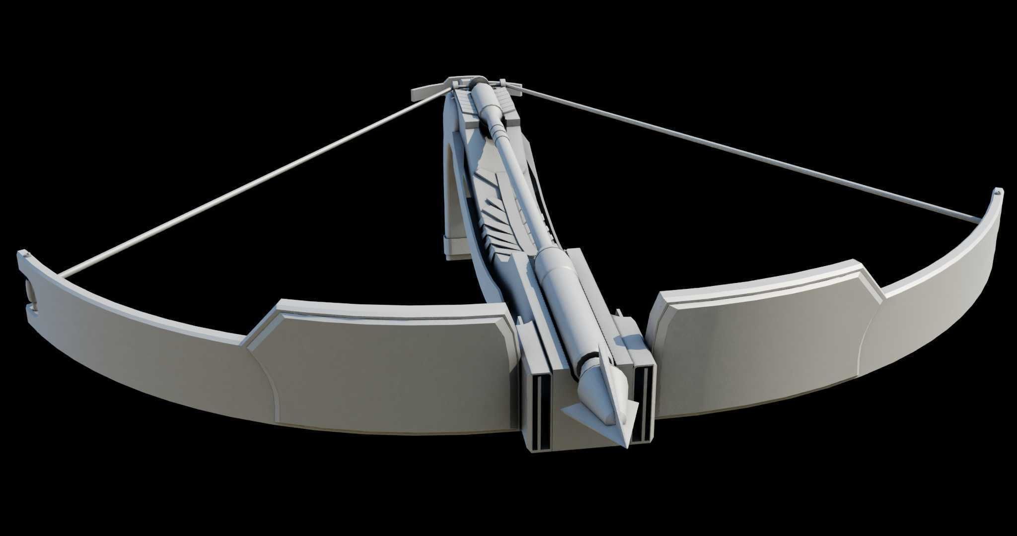 Crossbow Arrow Shooter Low-poly 3D model_18