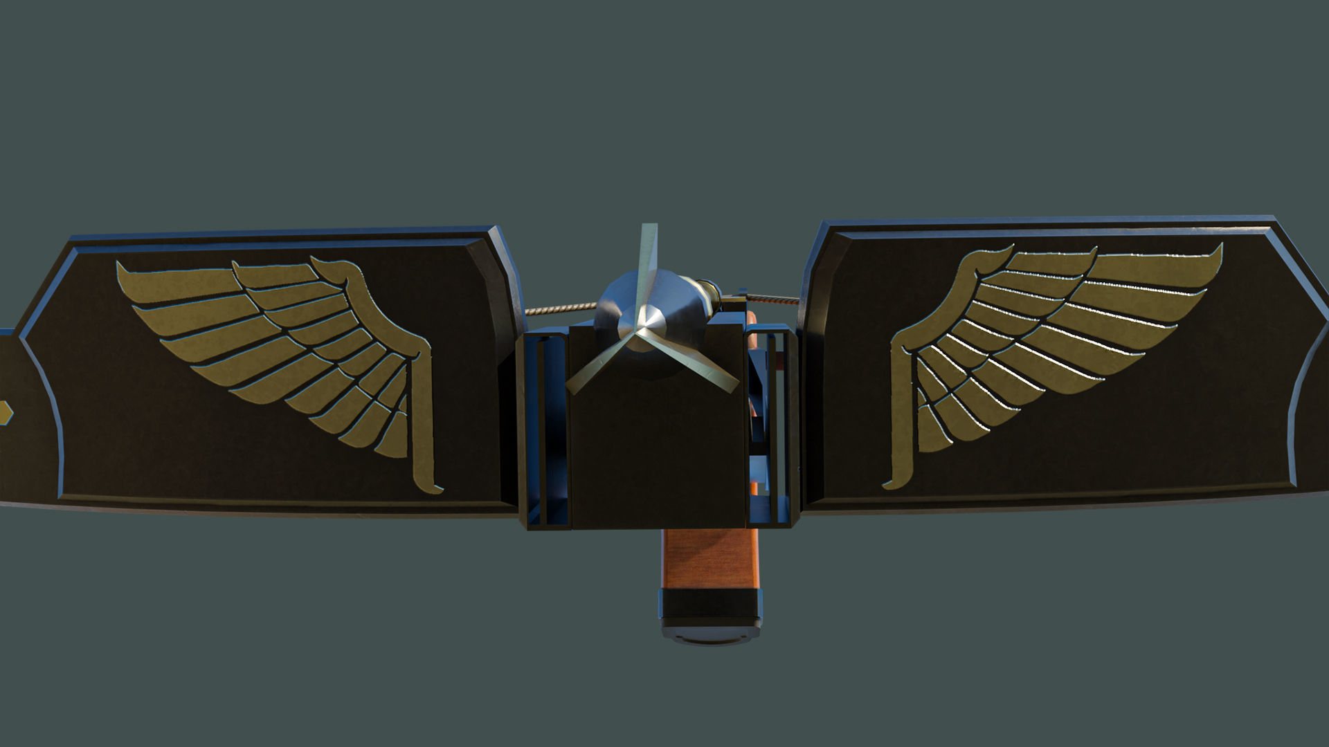 Crossbow Arrow Shooter Low-poly 3D model_28