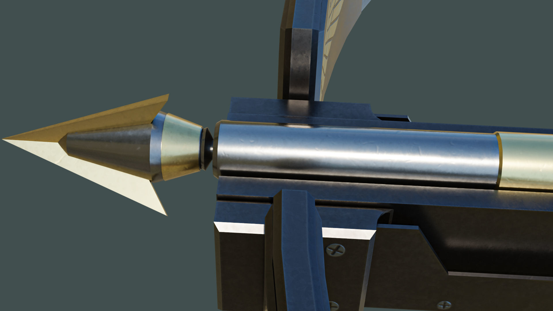 Crossbow Arrow Shooter Low-poly 3D model_21