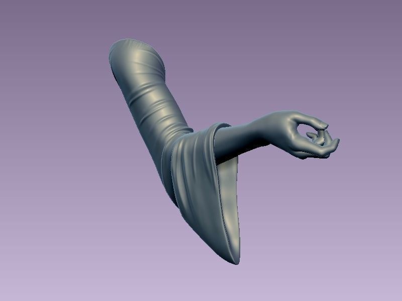 Princess Leia Classic Pose 3D print model_46