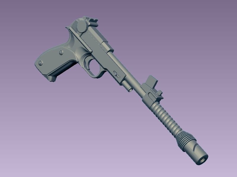 Princess Leia Classic Pose 3D print model_30